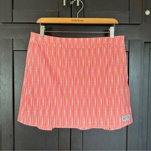 RipSkirt Hawaii Womens Coral Cover Up Wrap Mini Skirt Size M Polka orange